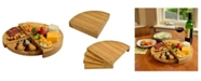 Picnic At Ascot Florence Multilevel Transforming Bamboo Cheese Board with Tools